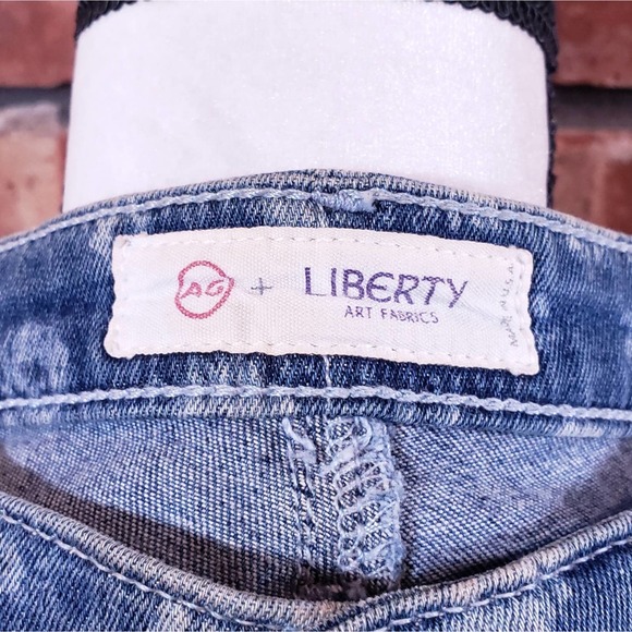 AG + Liberty Art Fabrics Floral Ankle Skinny Jeans - Picture 7 of 7
